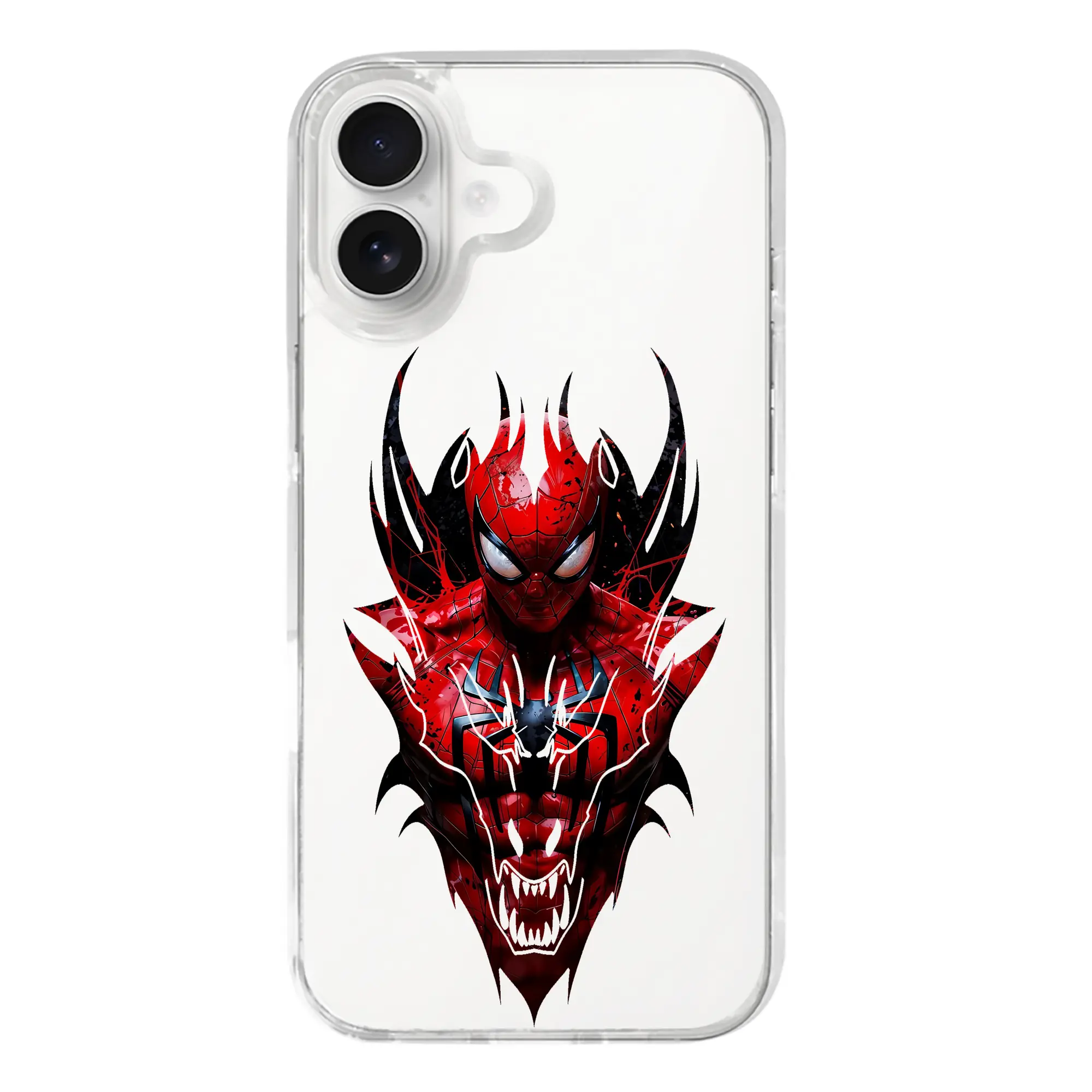 アベンジャーズ (Avenjāzu) グッズ スパイダーマン（Spider-Man） - iPhone 17シリーズ 透明スマホケース – 薄型・耐衝撃・精密フィット保護カバー